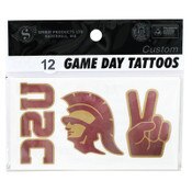 USC Trojans Metallic Temporary Tattoo Set
